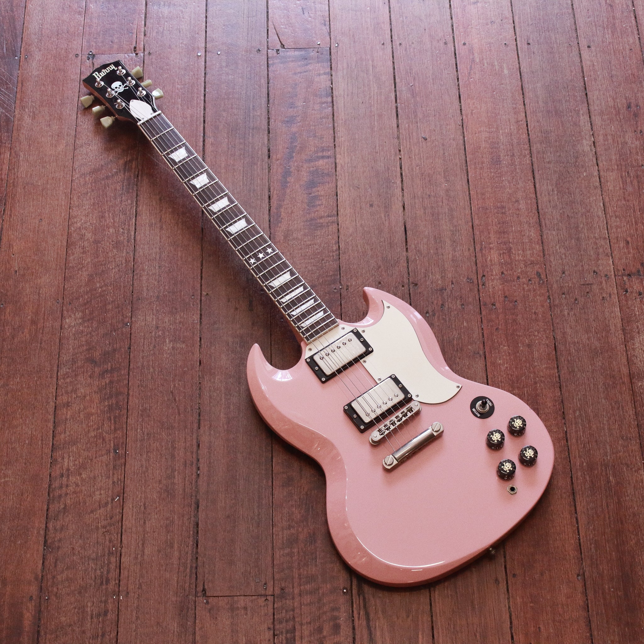 Burny Swanky Spider PSG-55 Pale Pink 2008 – Topshelf Instruments