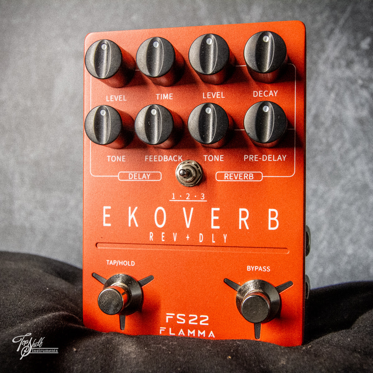 ギター FLAMMA EKOVERB FS22 FLAMMA FS22 Ekoverb Guitar Stereo Dual Reverb Delay Effects Pedal