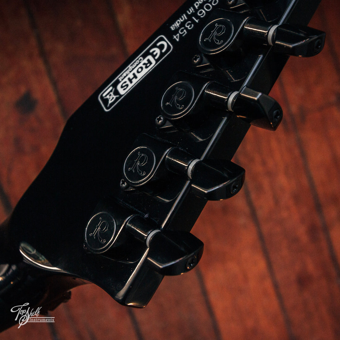 BC Rich x Stranger Things 'Eddie's Guitar' Warlock Red Crackle 2022