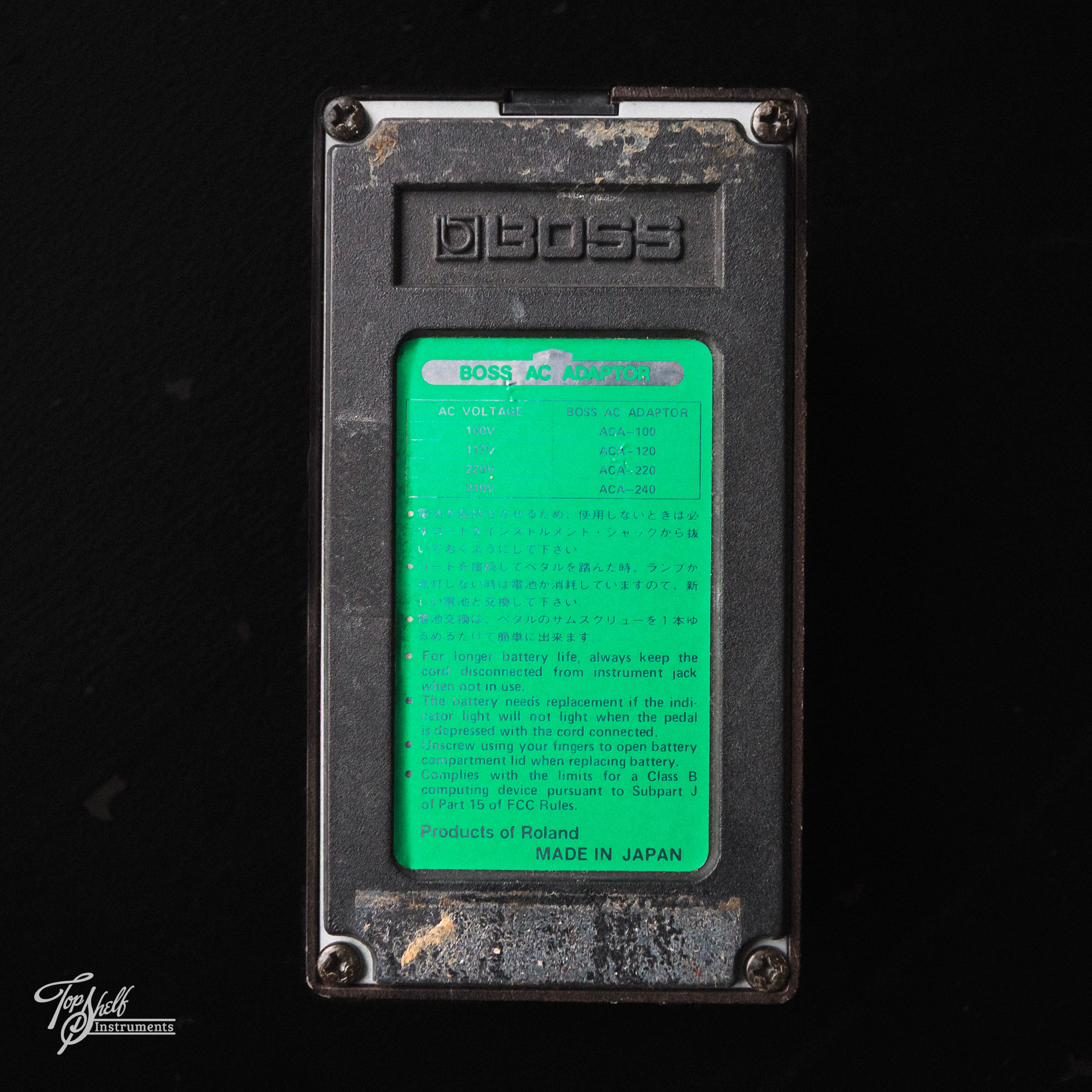Boss CE-2B Bass Chorus Pedal – Topshelf Instruments