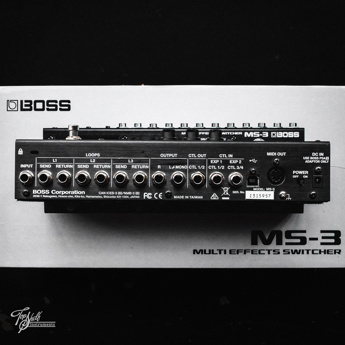 Boss MS-3 Multi Effects Switcher Pedal