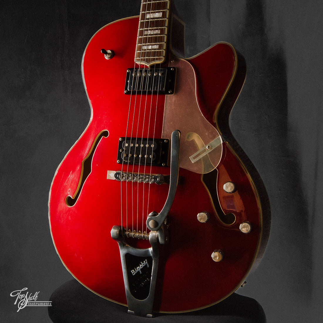 Electa Bad Boy Custom Hollowbody Candy Apple Red