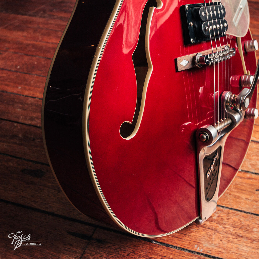 Electa Bad Boy Custom Hollowbody Candy Apple Red