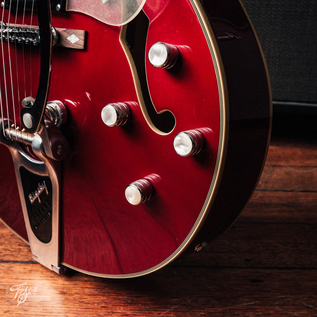 Electa Bad Boy Custom Hollowbody Candy Apple Red