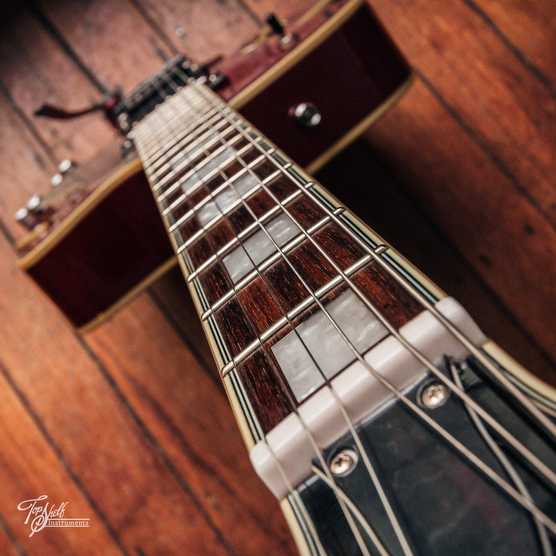 Electa Bad Boy Custom Hollowbody Candy Apple Red