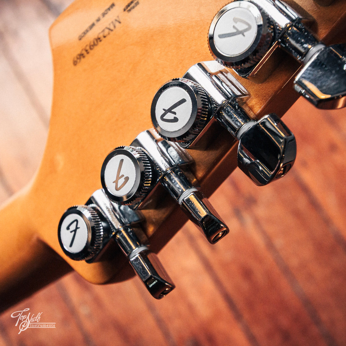 Fender Chris Shiflett Telecaster Deluxe Custom Build Shoreline Gold 2023