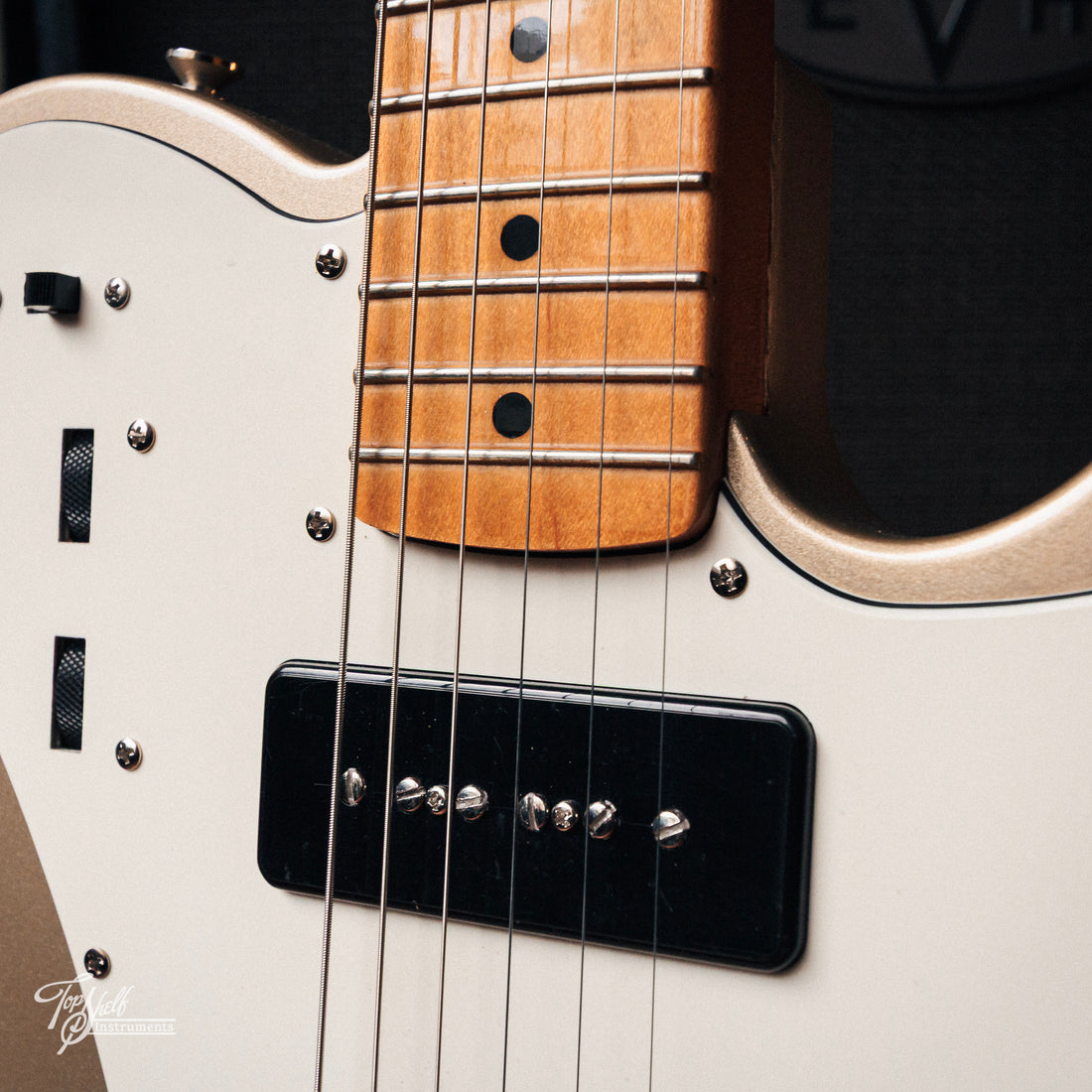 Fender Chris Shiflett Telecaster Deluxe Custom Build Shoreline Gold 2023