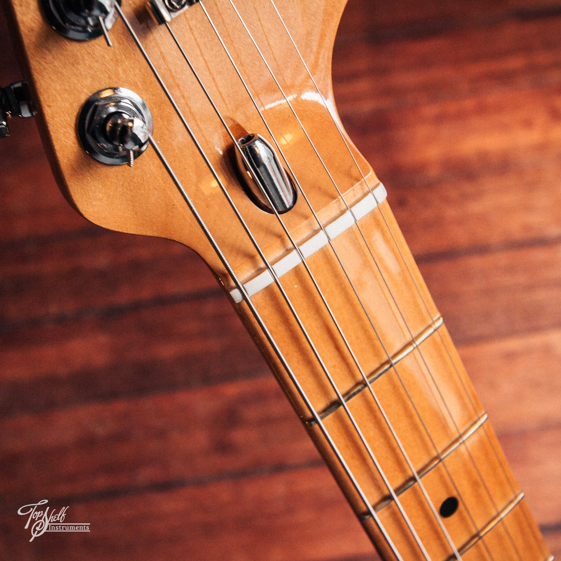 Fender Chris Shiflett Telecaster Deluxe Custom Build Shoreline Gold 2023