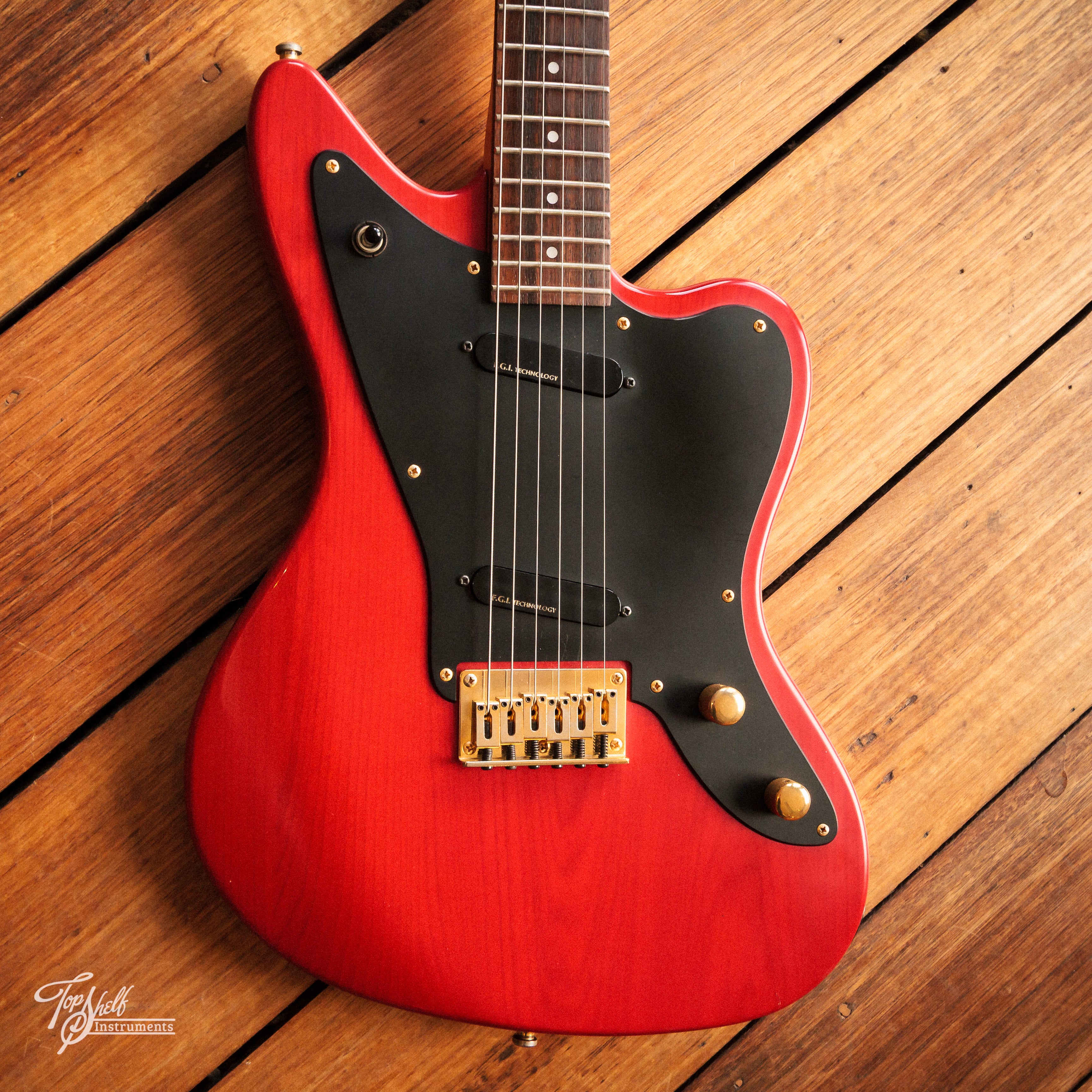 Fernandes JG-75 Transparent Red 1998 – Topshelf Instruments