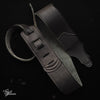Franklin 2.5" Glove Leather Guitar Strap - Black/Black