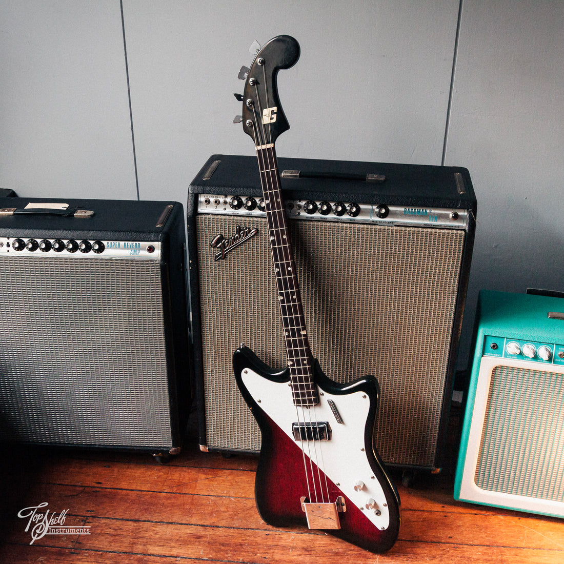 Guyatone EB-8 Electric Bass Red Burst 1965