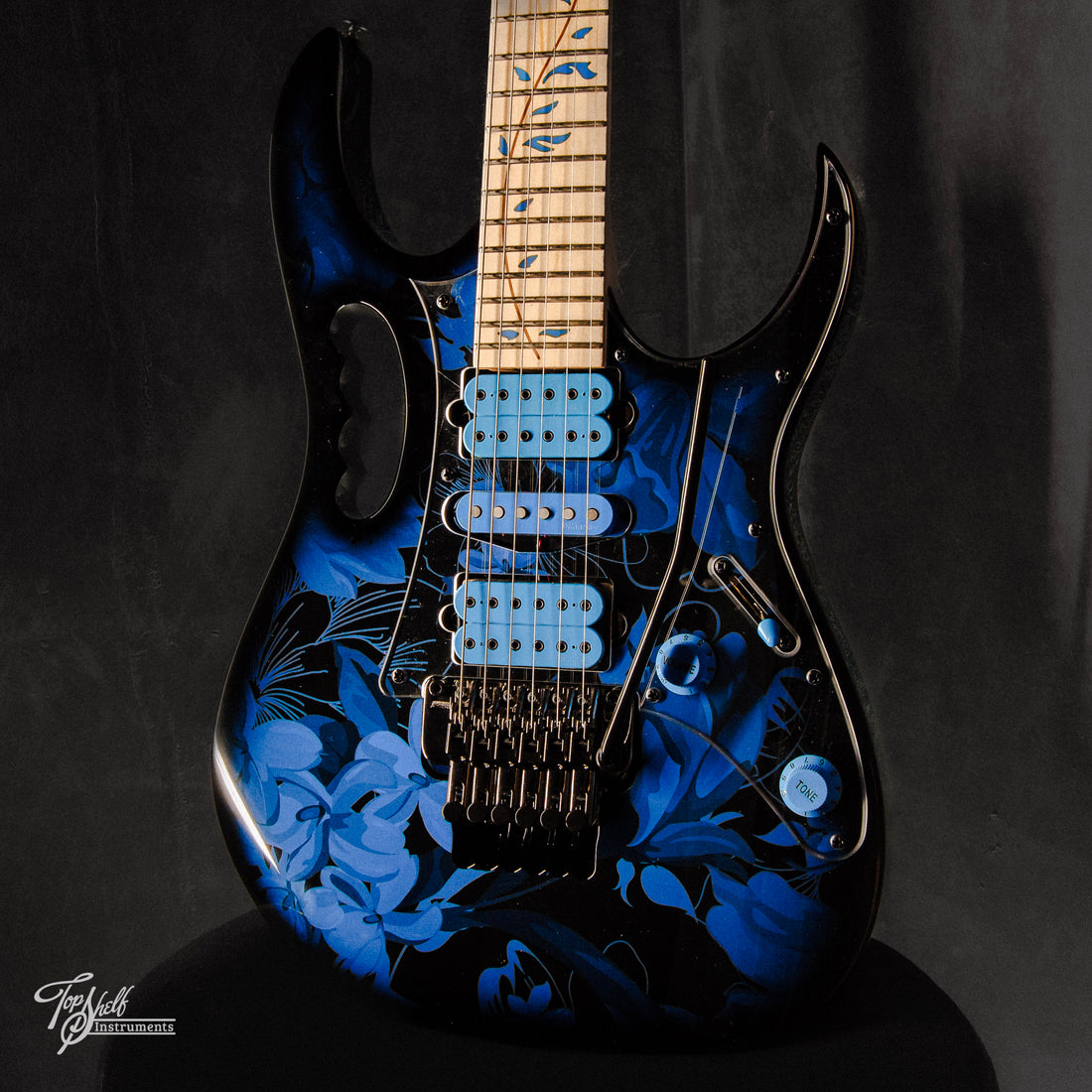 Ibanez Premium JEM77P Steve Vai Blue Floral Pattern 2024