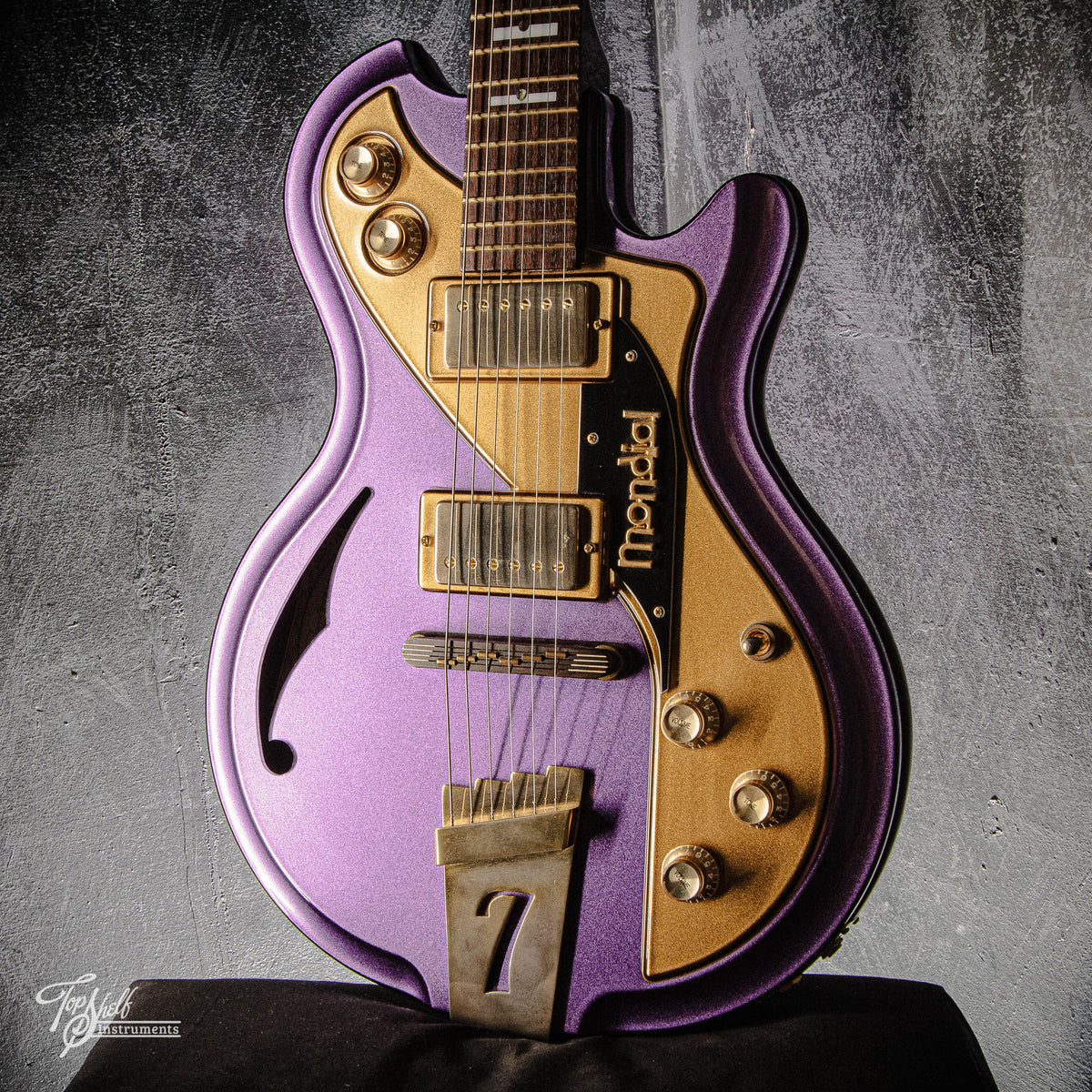 Italia Guitars 15th Anniversary Mondial Classic Purple Sparkle 2013 –  Topshelf Instruments