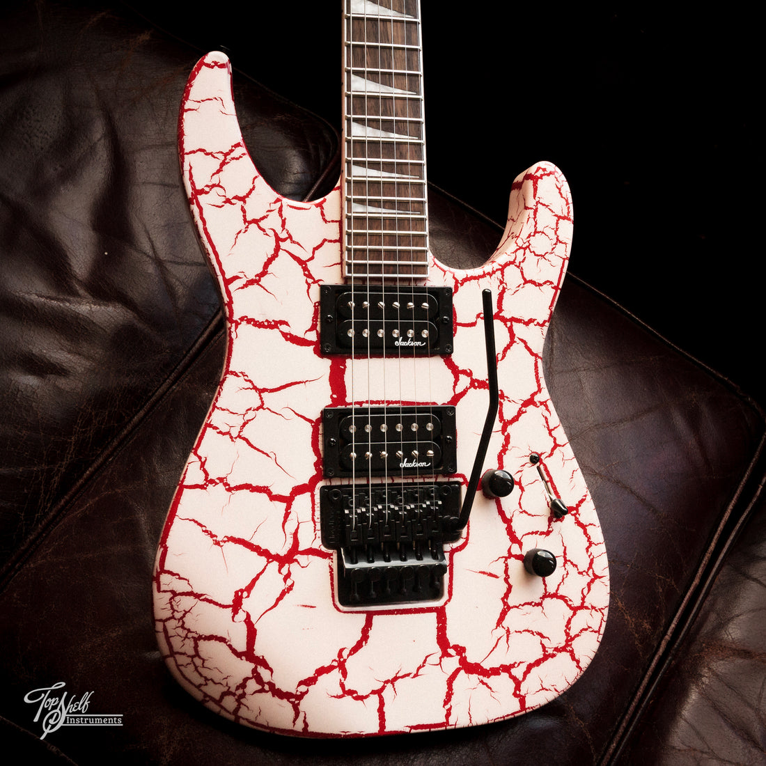 Jackson X Series Soloist SLX DX Bloodshot Crackle 2024