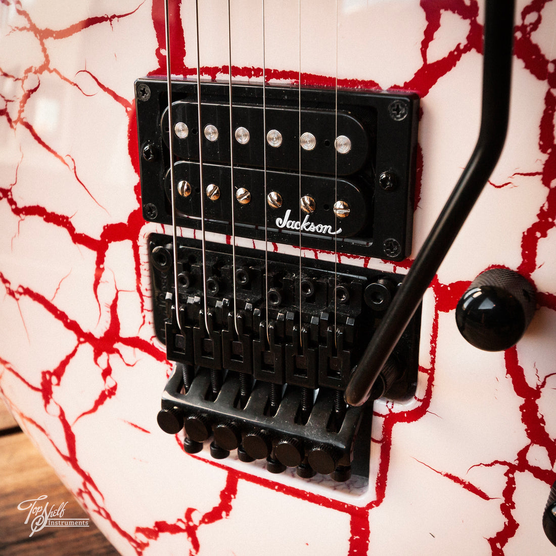 Jackson X Series Soloist SLX DX Bloodshot Crackle 2024
