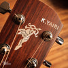 K.Yairi SRF-OV2 Parlour Acoustic Vintage Black Burst 2021