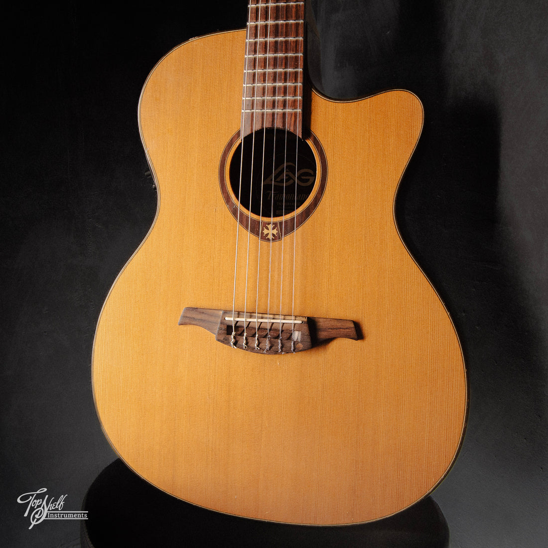 LAG Tramontane TL66D Left-Handed Dreadnought Acoustic Natural 2011