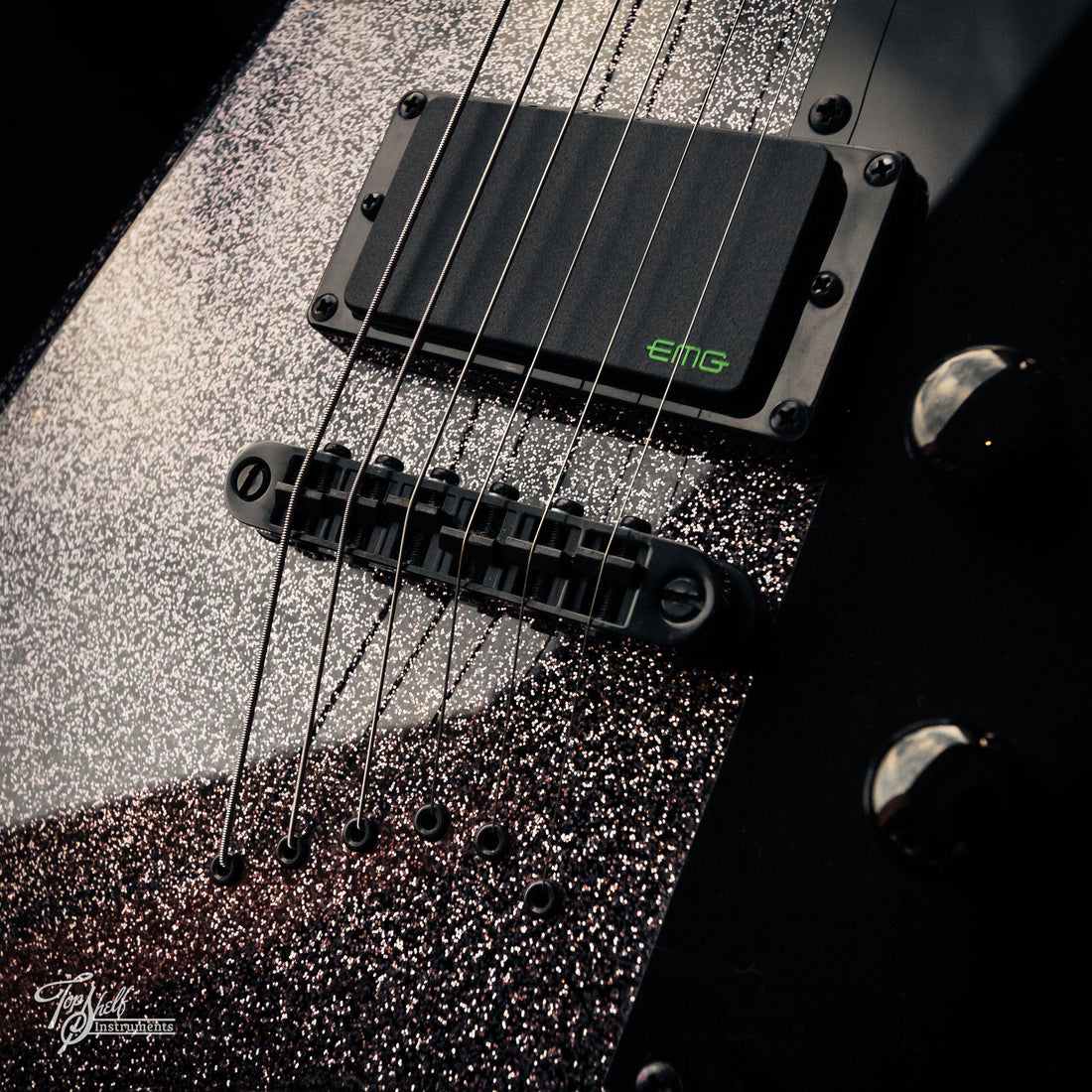LTD Kirk Hammett KH-V Black Sparkle 2023