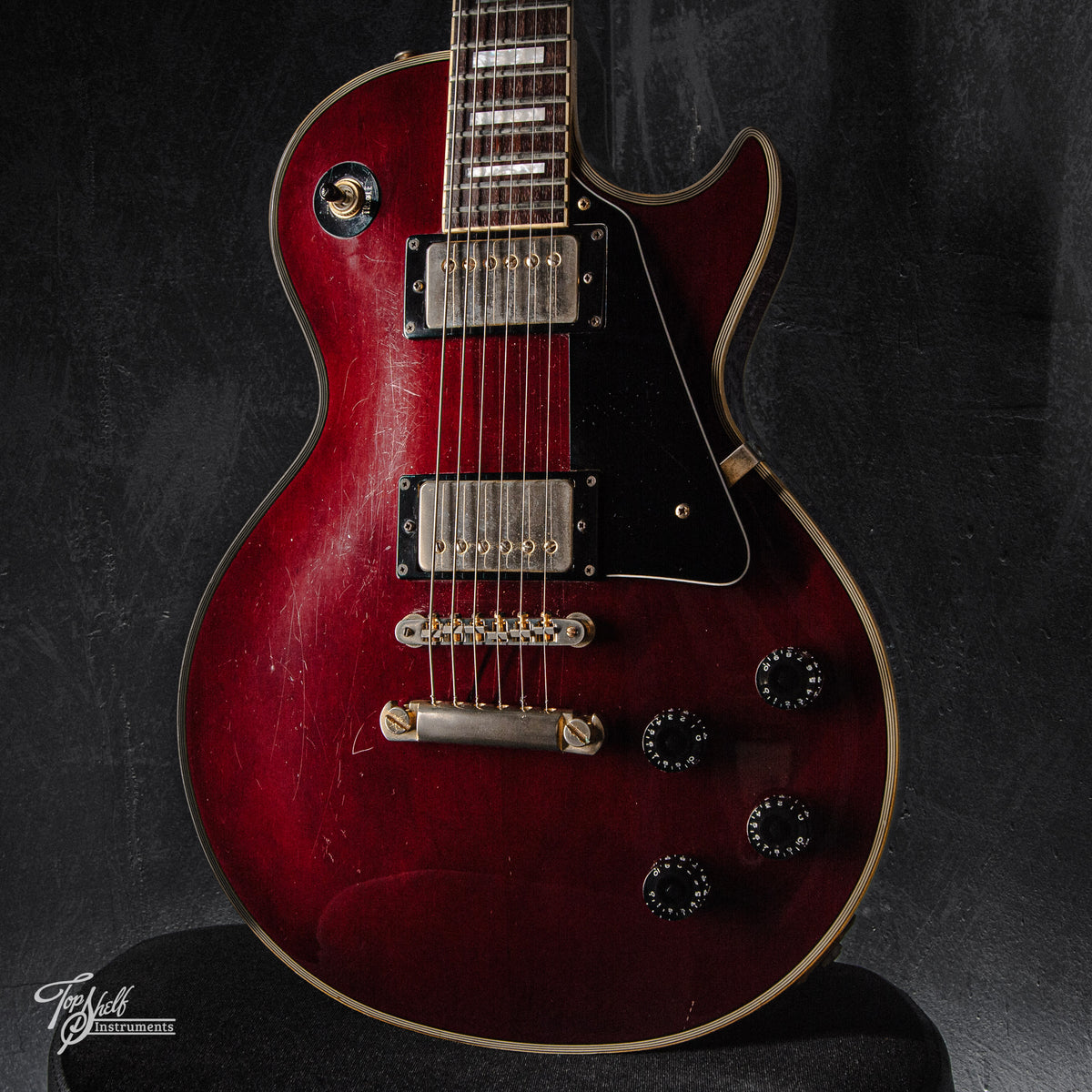Orville by Gibson Les Paul Custom Wine Red | The Music Zoo