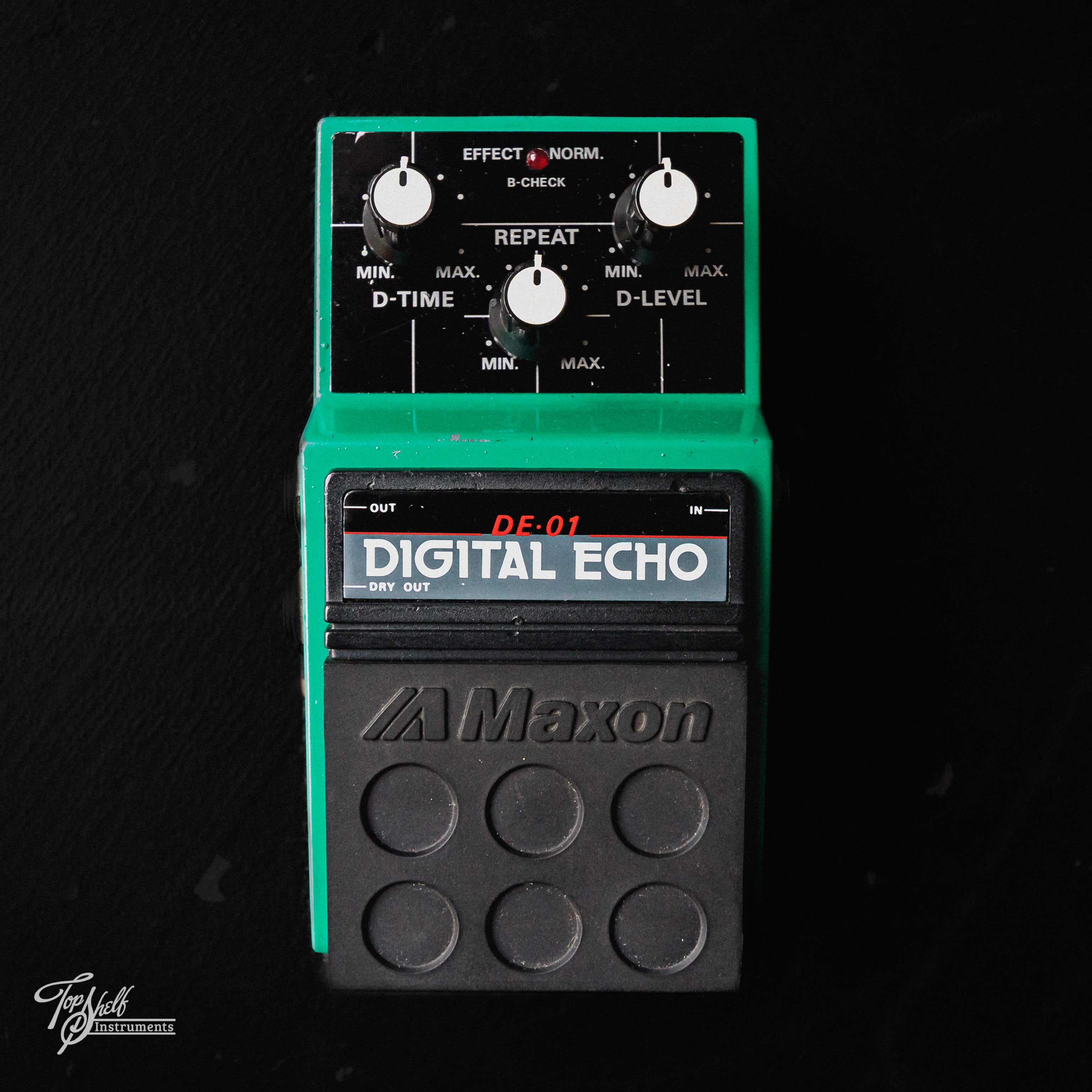Maxon DE-01 Digital Echo Pedal – Topshelf Instruments