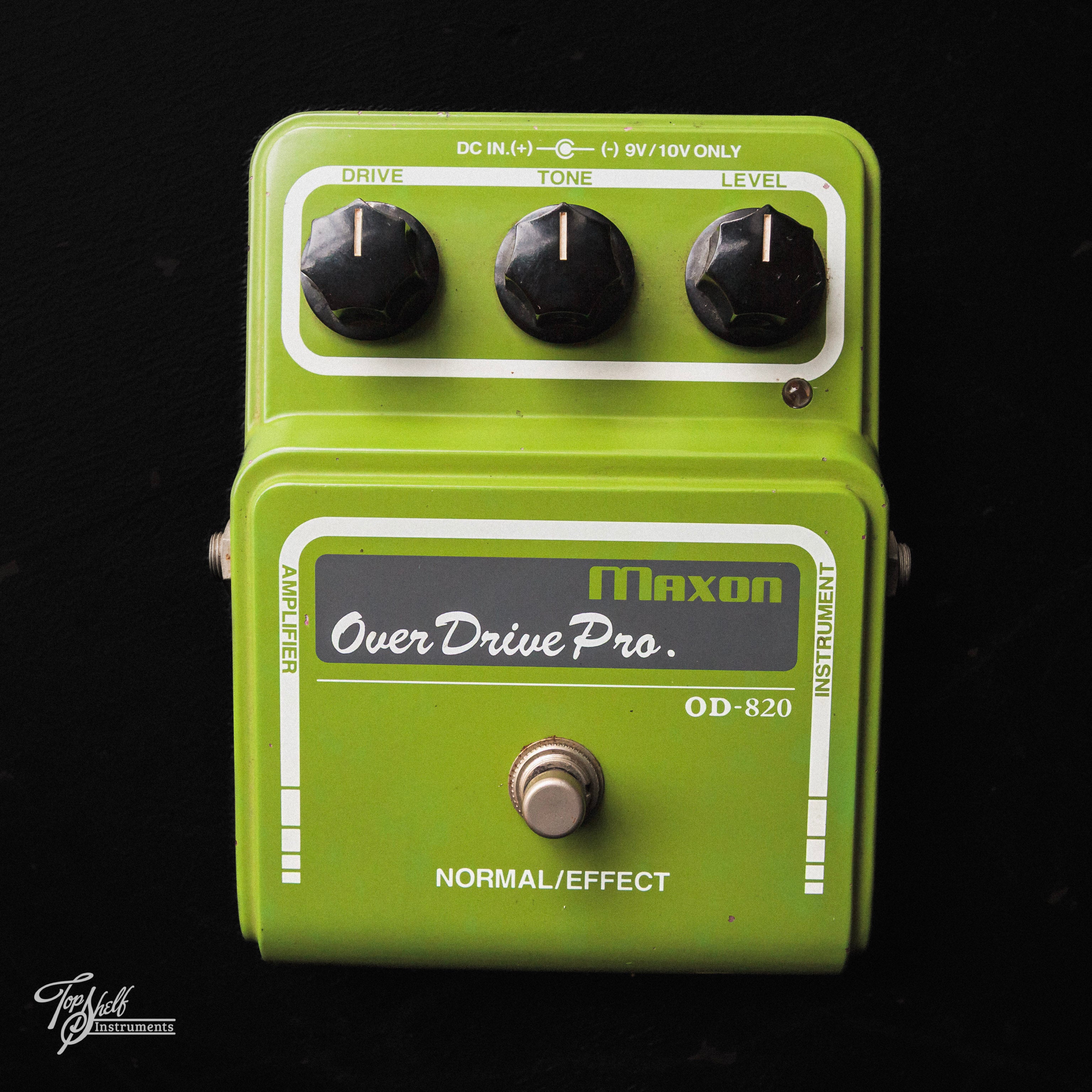 Maxon OD-820 OverDrive Pro Pedal – Topshelf Instruments