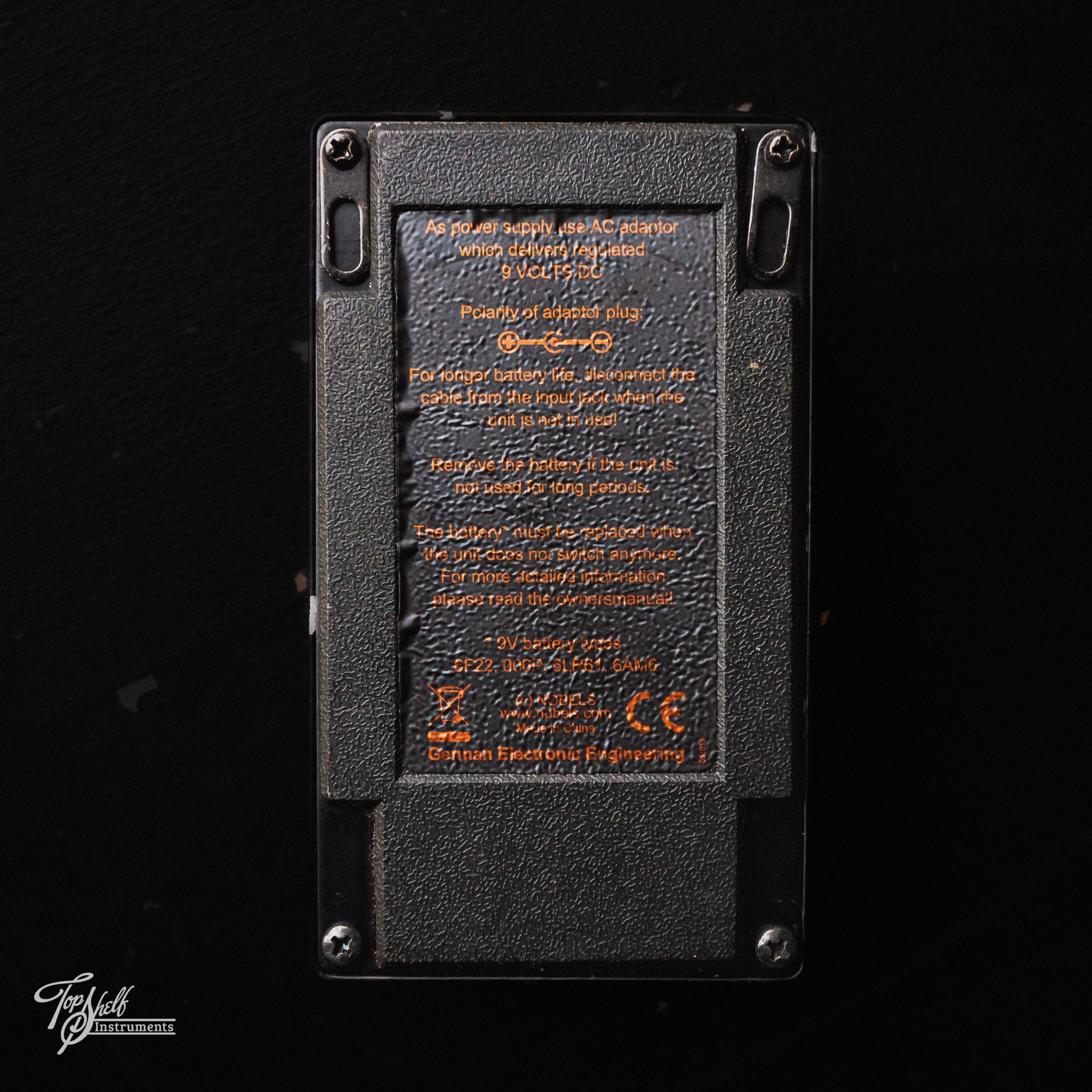 Nobels PRE-1 Preamp/Booster Pedal – Topshelf Instruments