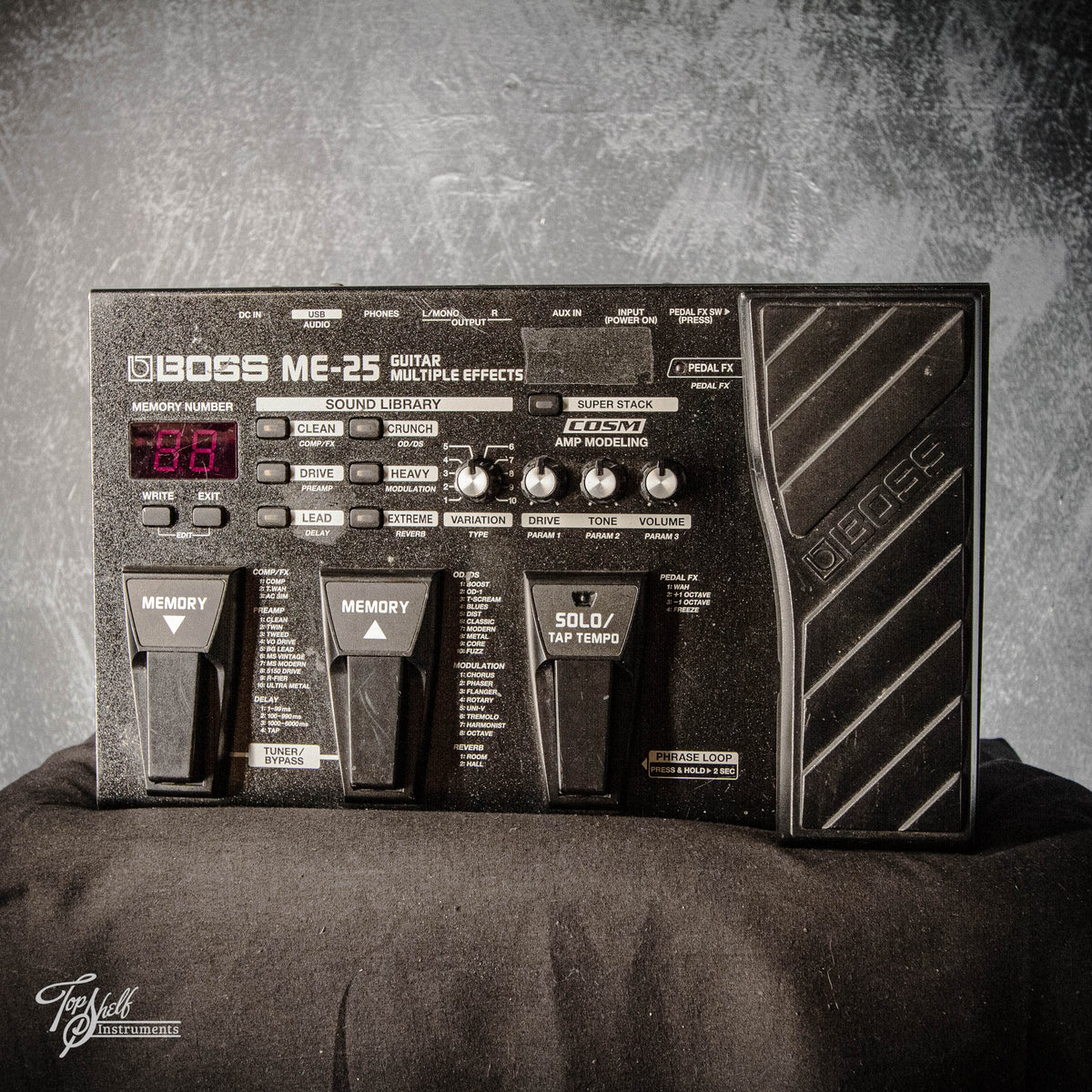 ギター BOSS ME-25 GUITAR MULTIPLE EFFECTS Boss ME-25 Guitar Multiple Effects Unit – Topshelf Instruments