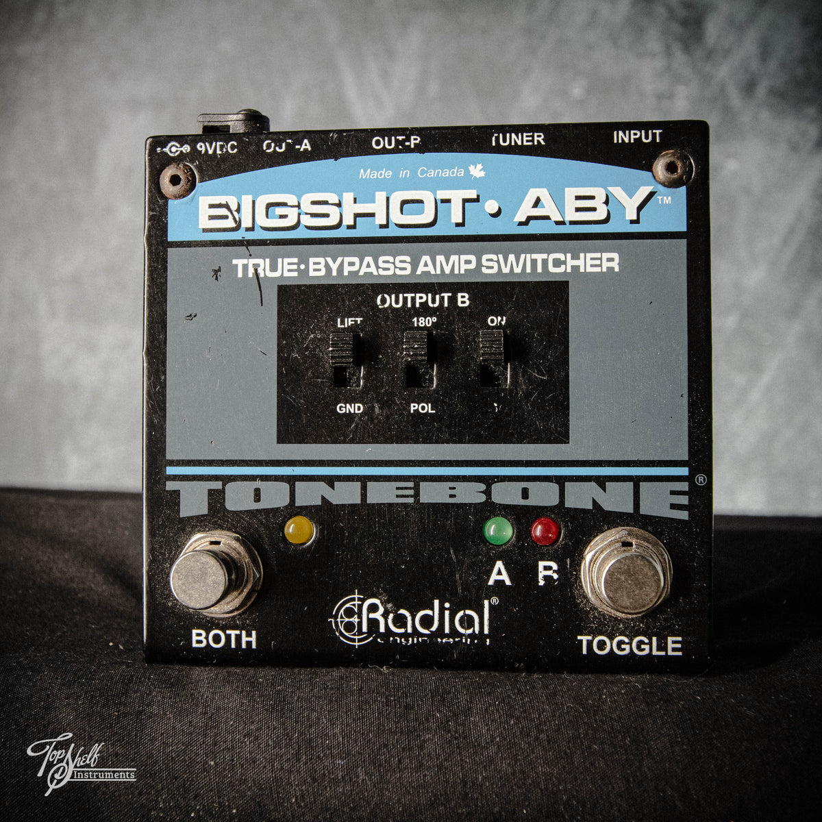 bigshot aby pedal Radial Tonebone Big Shot ABY True Bypass Amp Switcher – Topshelf Instruments