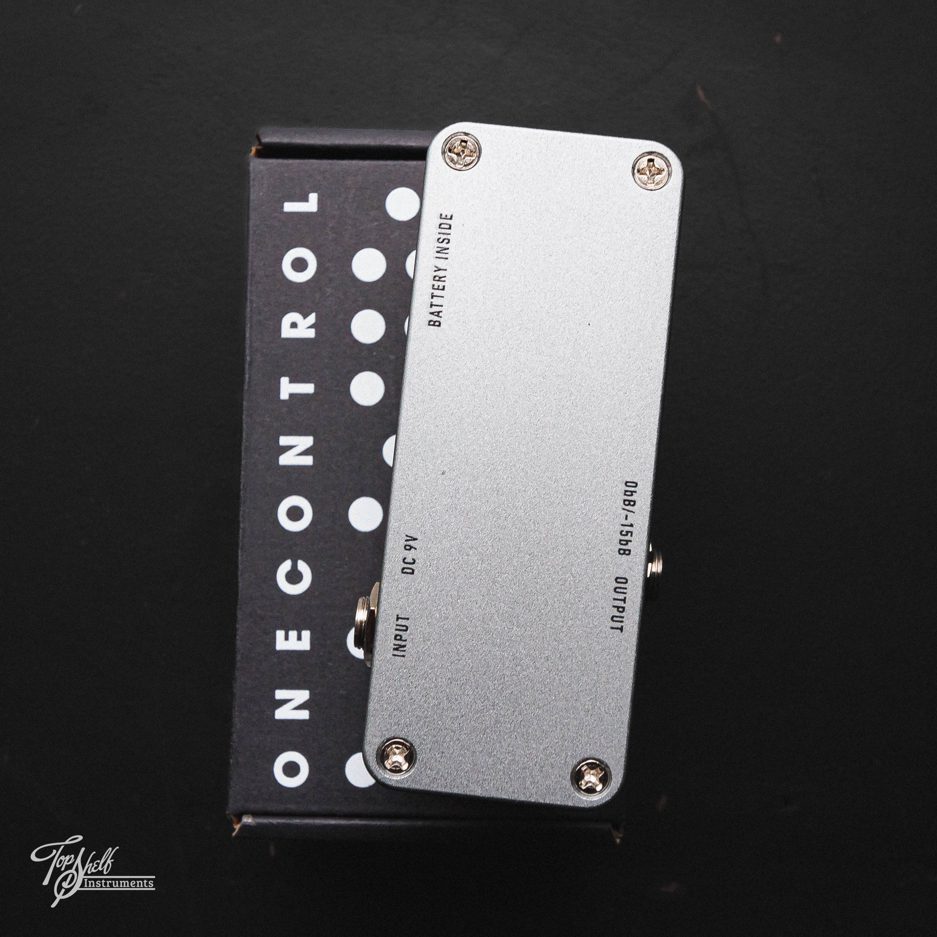 OneControl Sonic Silver Peg Bass Preamp Pedal – Topshelf Instruments