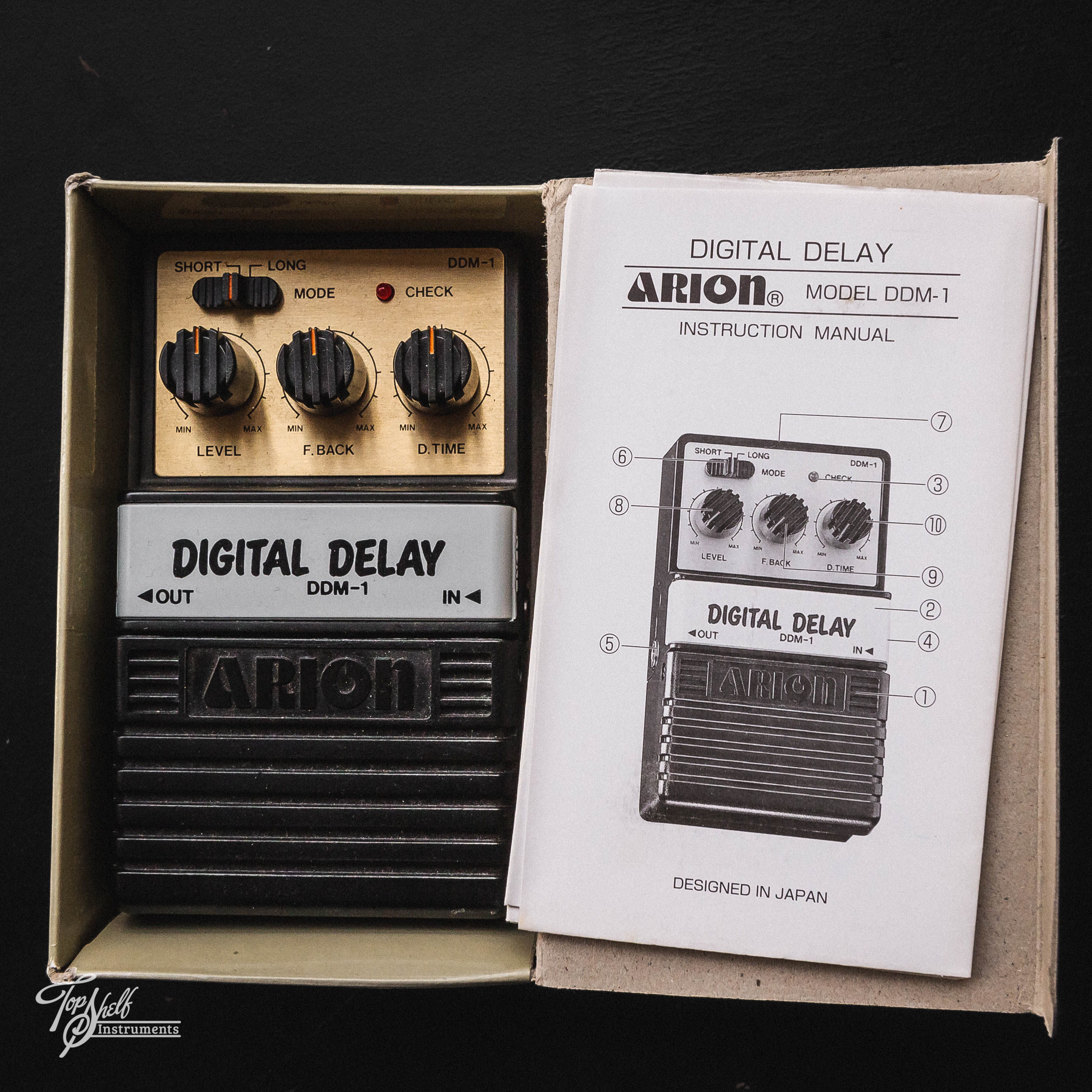 Arion DDM-1 Digital Delay Pedal – Topshelf Instruments