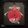 Pig Hog Half Coil 30ft Instrument Cable - Candy Apple Red