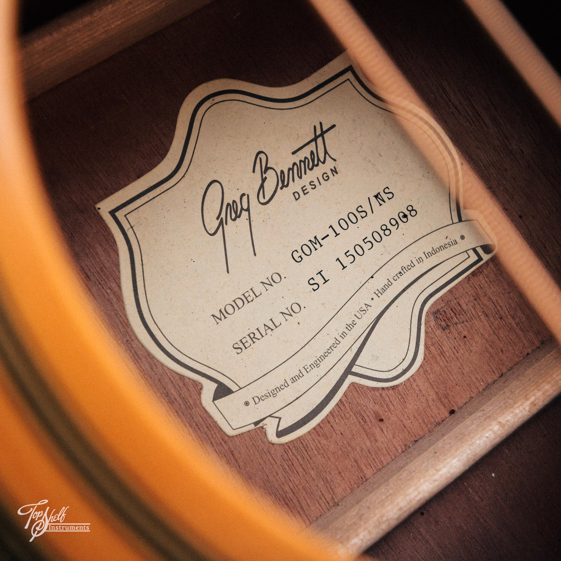 Greg Bennett GOM-100S/NS Natural 2015
