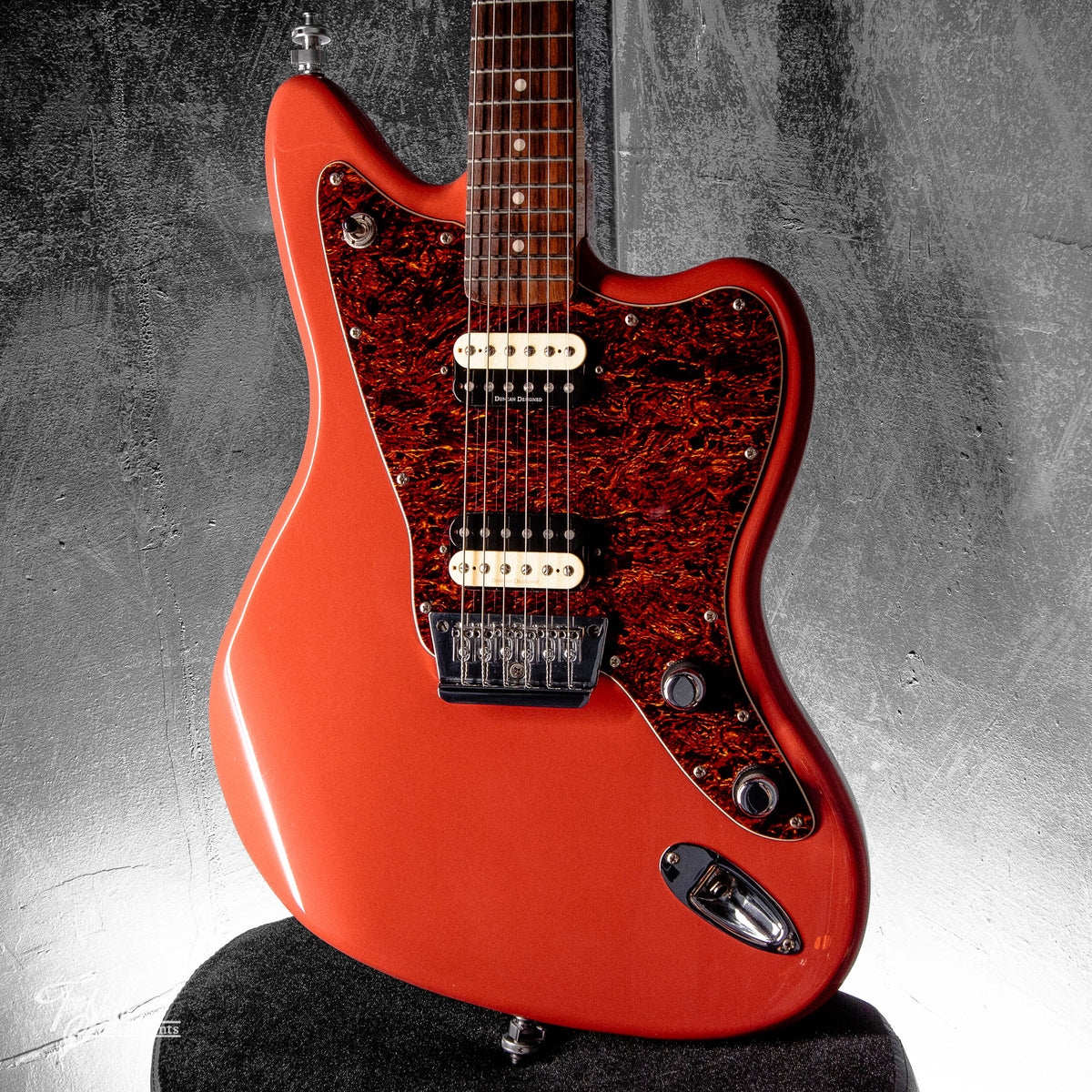 Squier Vintage Modified Jaguar HH Fiesta Red 2010 – Topshelf Instruments