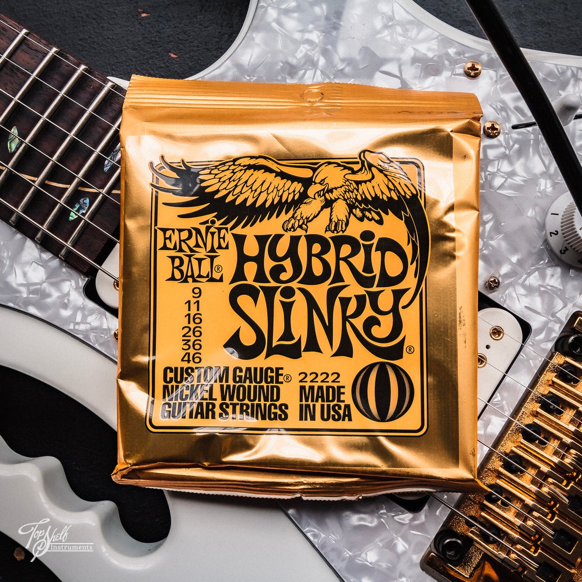 Ernie Ball 2222 Hybrid Slinky Electric Guitar Strings (09-46 