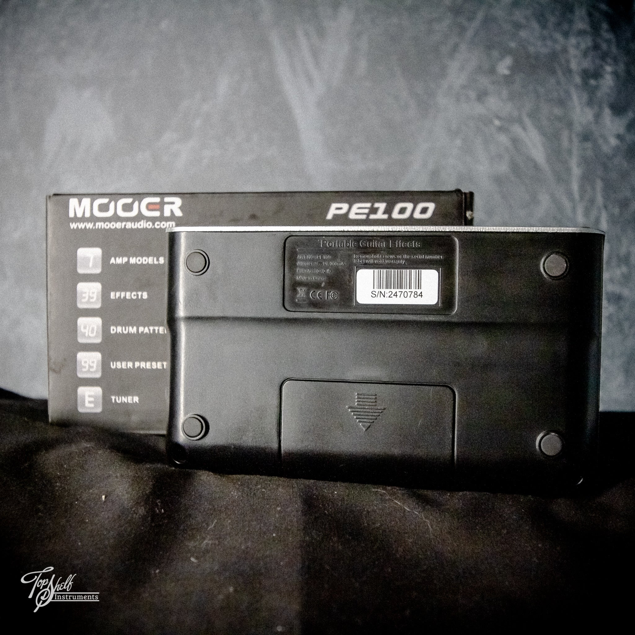 Mooer PE100 Portable Guitar Effects Unit – Topshelf Instruments