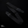 Franklin 2" Cotton with Embossed Suede Guitar Strap - Black