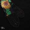 Levy's Suede Harmony Polyester Guitar Strap - Sunflower