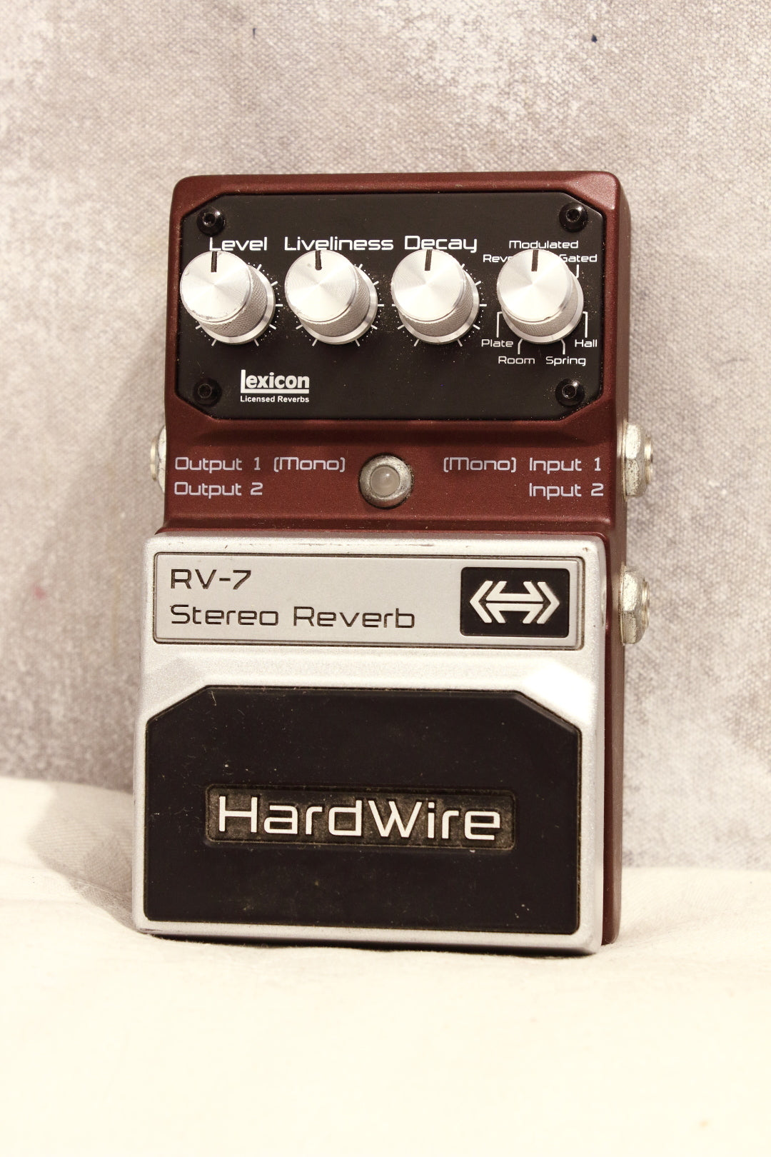 Digitech Hardwire RV-7 Stereo Reverb Pedal – Topshelf Instruments