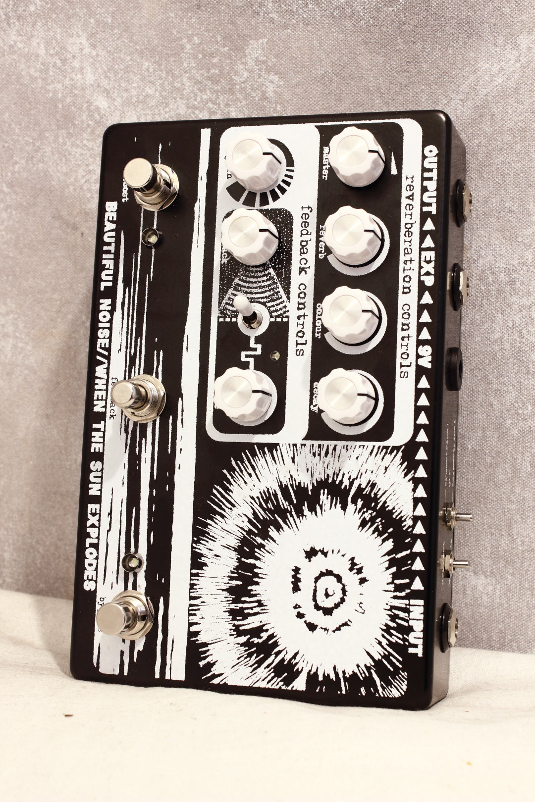 when the sun explodes pedal Beautiful Noise Effects When The Sun Explodes Reverb Pedal – Topshelf Instruments