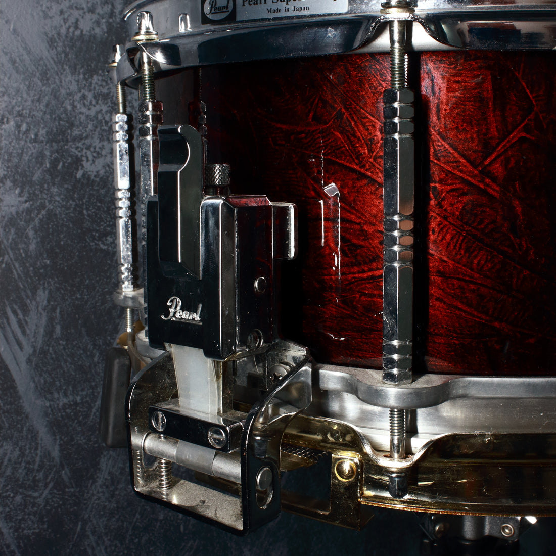Pearl Made in Japan 14x6.5 Free Floating Birch Snare Drum 1980s
