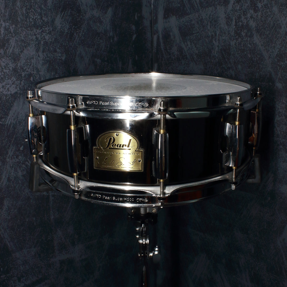 Pearl Chad Smith Signature 14x5 Black Nickel Over Steel Snare Drum