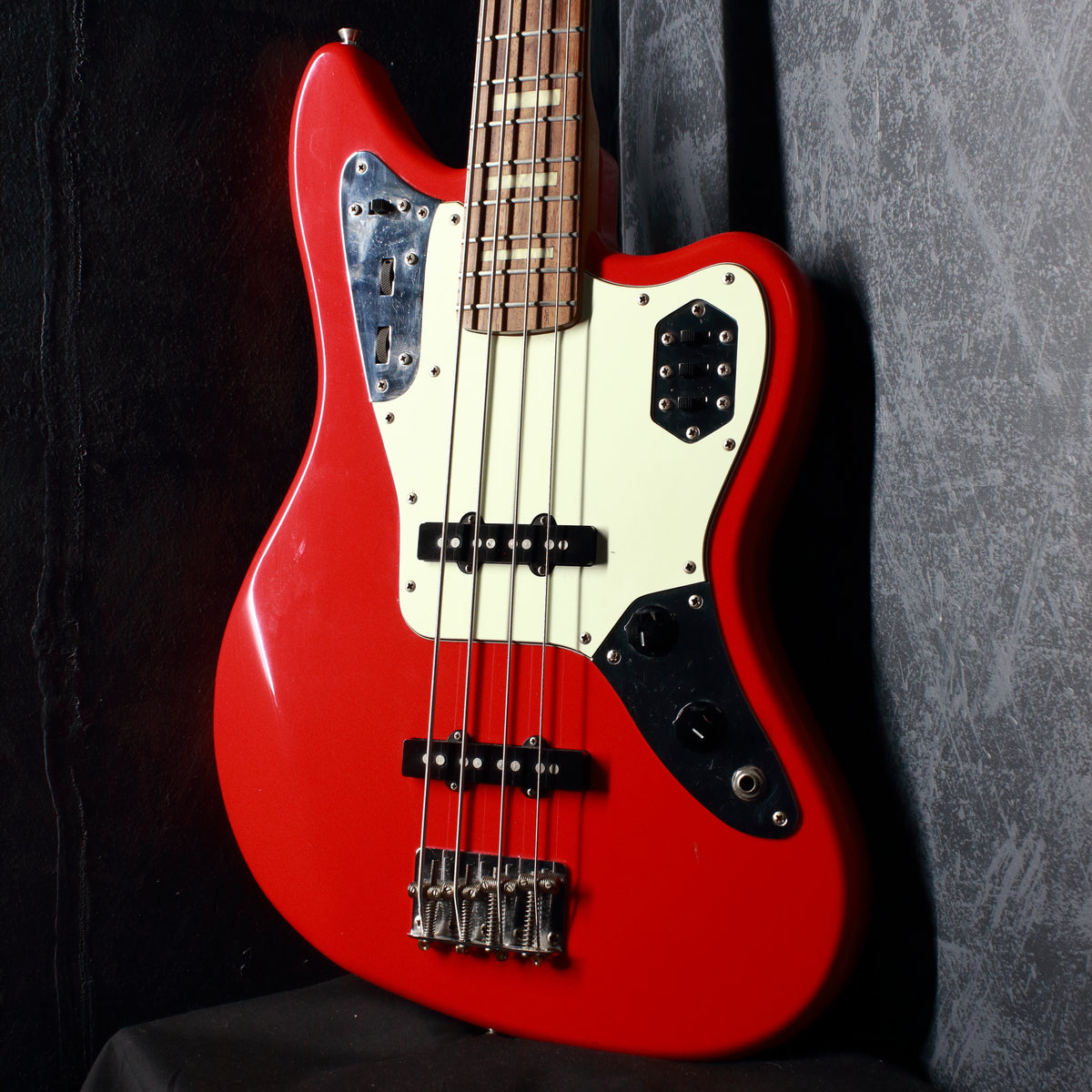 Fender Japan Jaguar Bass JAB Fiesta Red 2007 – Topshelf Instruments