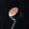 Low Boy Lightweight Leather Daddy Beater Scorched Seafoam with Gold Sparkle Stripe