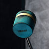 Low Boy Lightweight Leather Daddy Beater Scorched Seafoam with Gold Sparkle Stripe