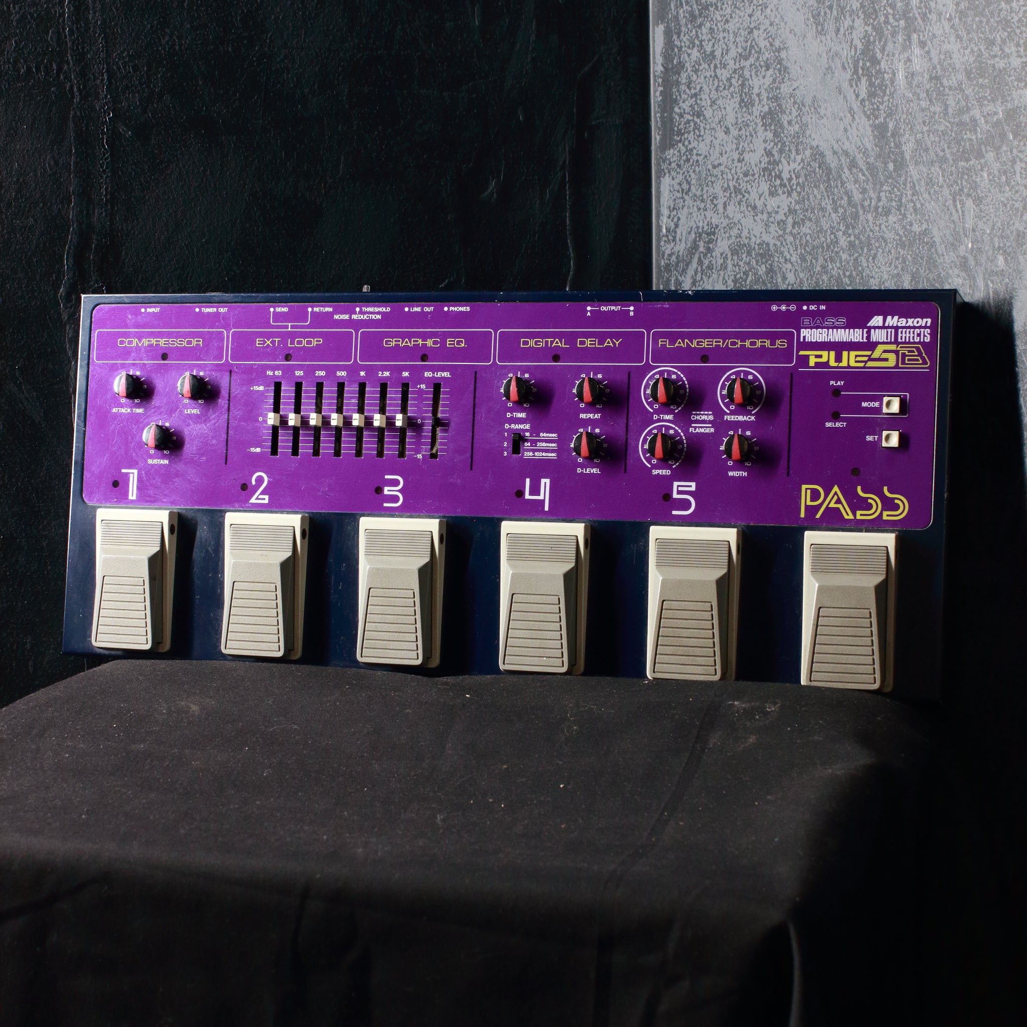 Maxon PUE5B Bass Multi Effects Pedal 1989 – Topshelf Instruments