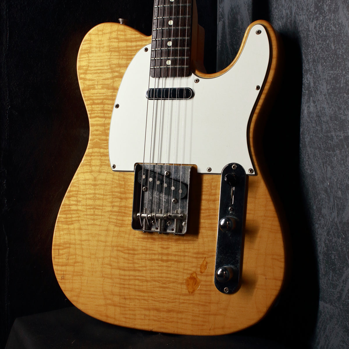 送料無料 いくらから TL62-DTD Telecaster '62 Japan Fender Natural Maple Flame ギター