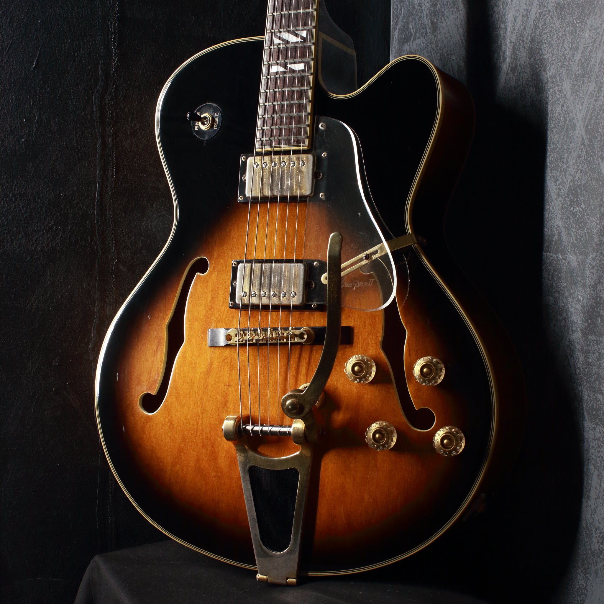 Aria Pro II FA-70TR Archtop Sunburst 1988 – Topshelf Instruments