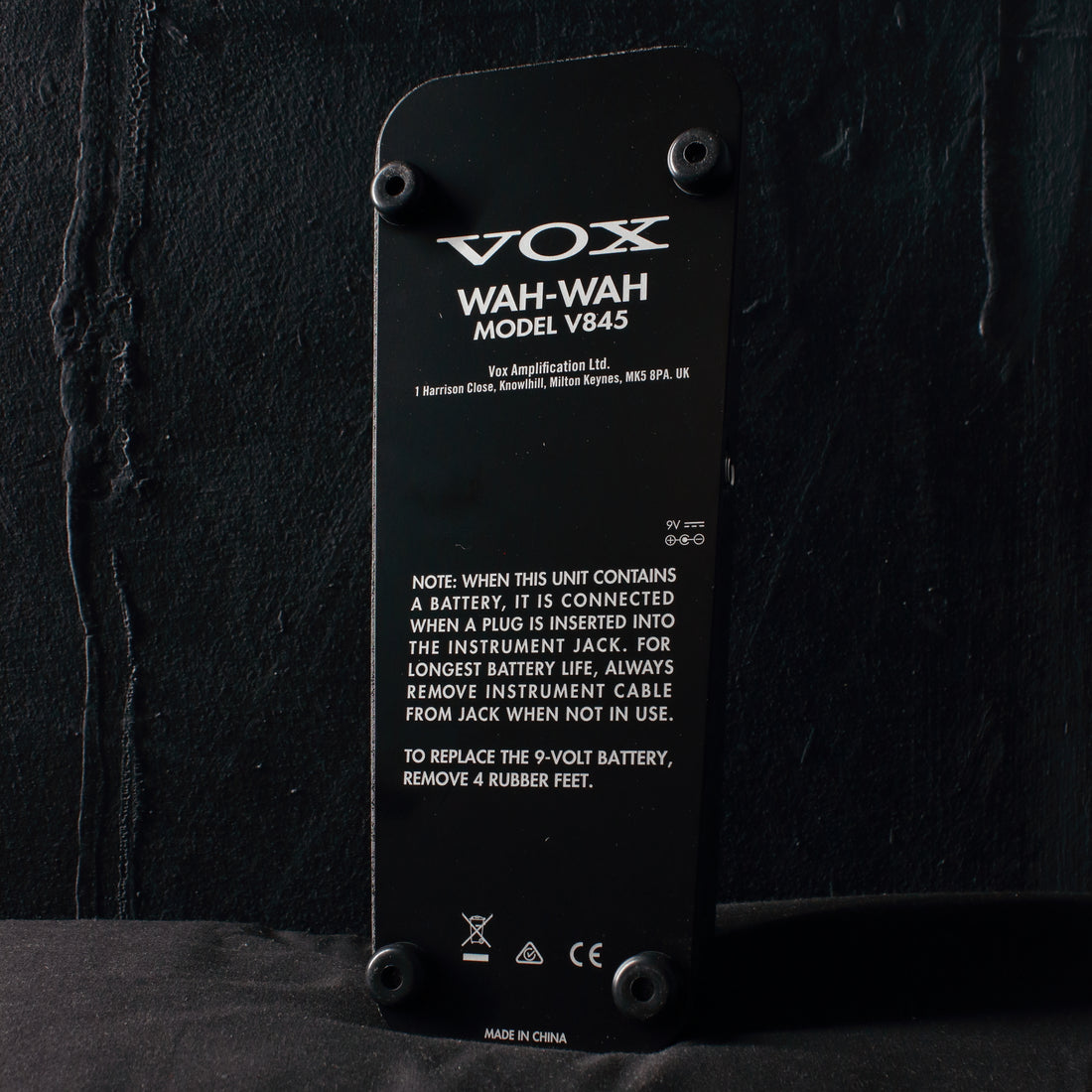 Vox V845 Wah Pedal