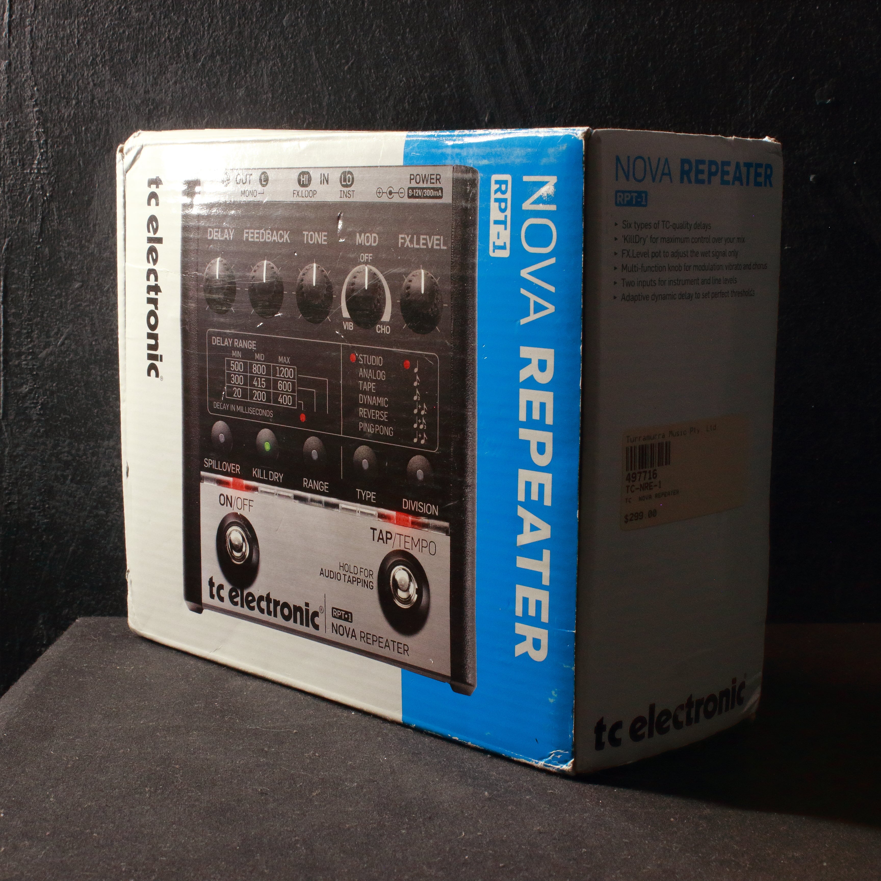 TC Electronic RPT-1 Nova Repeater Delay Pedal – Topshelf Instruments