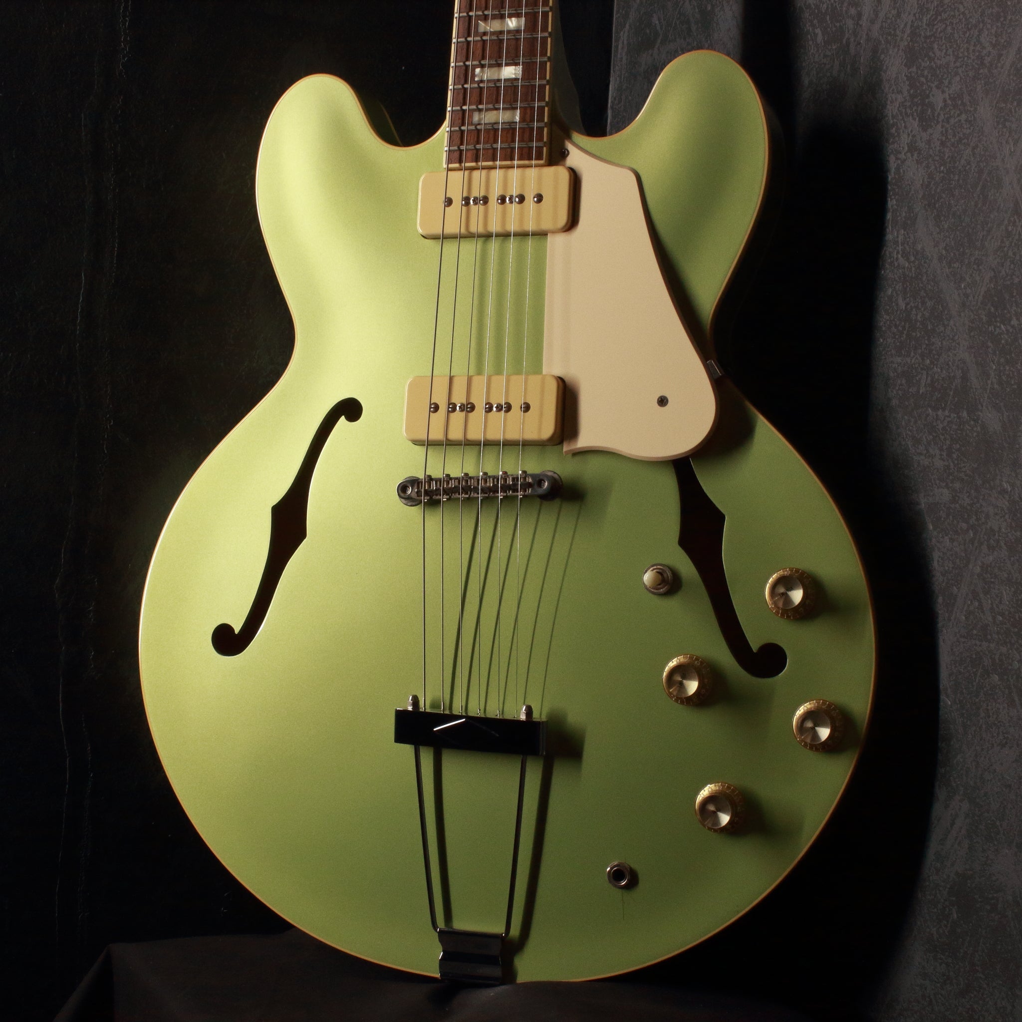 Cool Z ZSA-RV Semi-Hollow Lime Green 2013 – Topshelf Instruments